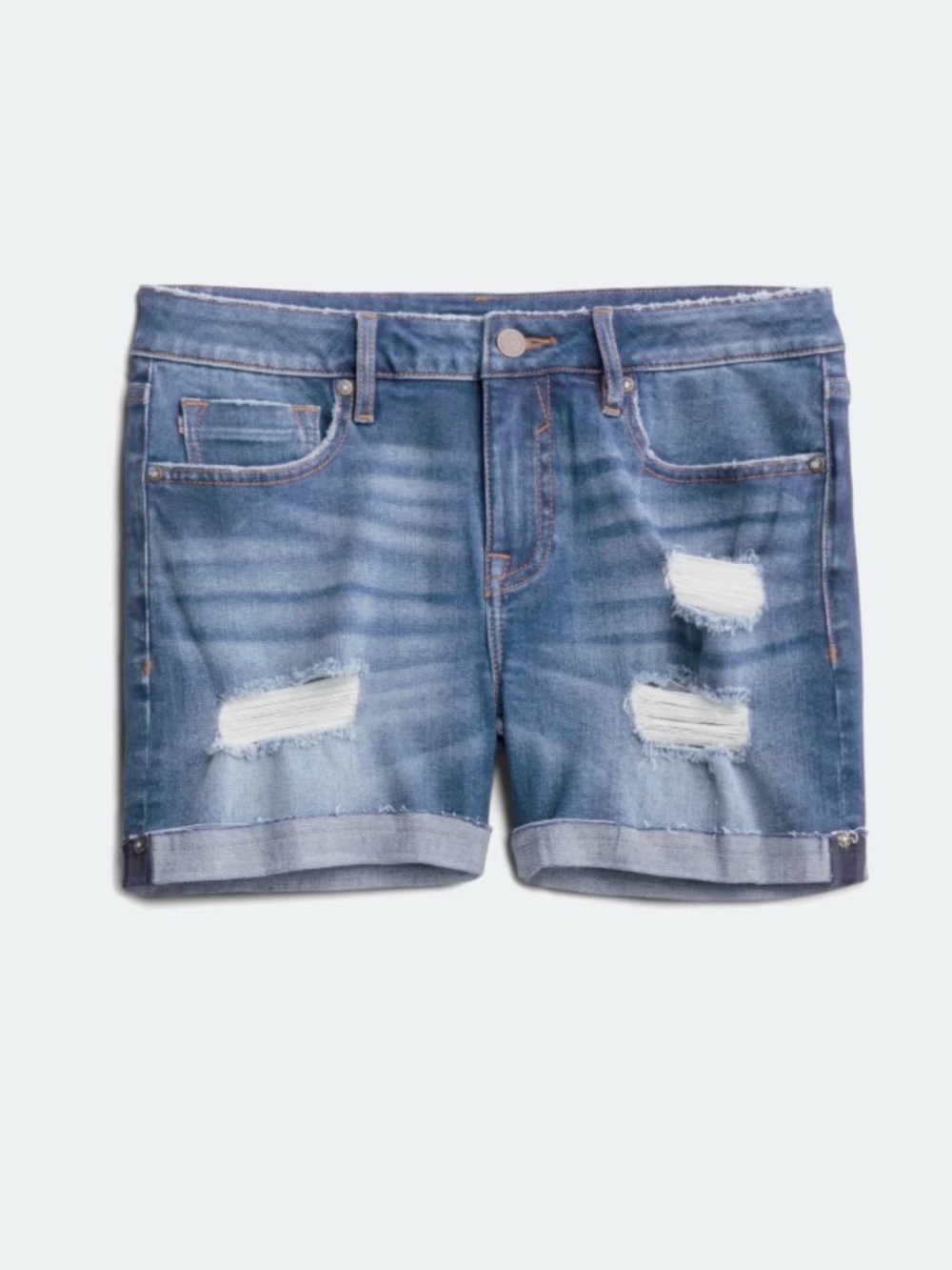 Vigoss Marley Cuffed Distressed Short